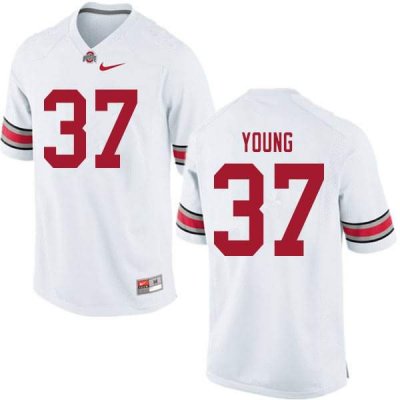 NCAA Ohio State Buckeyes Men's #37 Craig Young White Nike Football College Jersey XKW8845LT